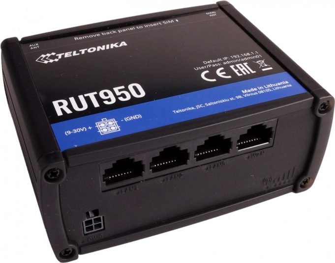 ROUTER, CELLULAR, INDUSTRIAL, 4G LTE, 2 SIM