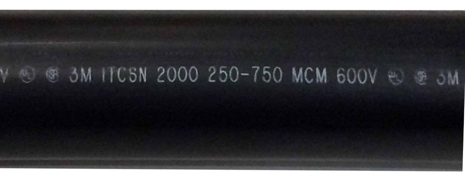 TUBE, POLYOLEFIN, BLACK, 2 X 48 INCHES