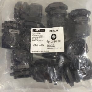 GLAND, CABLE, NYLON, LONG THREAD,