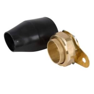 GLAND, ELECTRICAL CONDUIT, BRASS, BW, w/ EARTH TAG, 75S MM