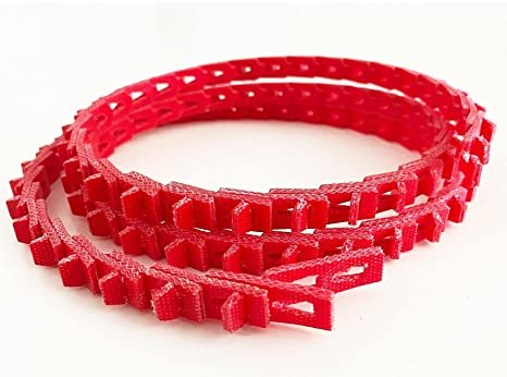 BELT, V, ADJUSTABLE LINK, B/17/5L, RED, 5 INCHES, MANUFACTURER: FENNER DRIVES, INC, MODEL: 0410050 ; MANUFACTURER: FENNER DRIVES,