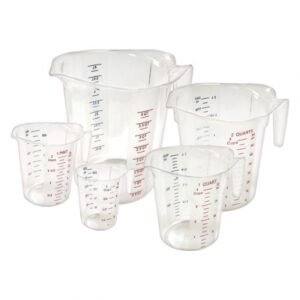 MEASURING CUP, SET, POLYCARBONATE, CLEAR,