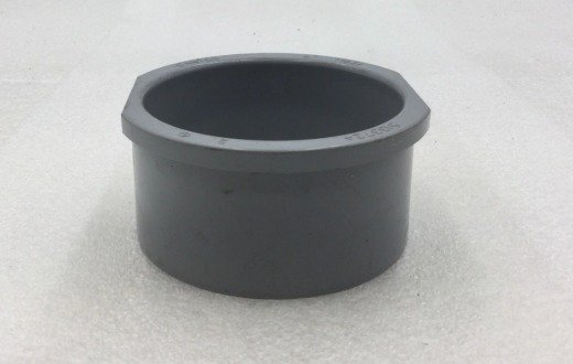 ADAPTER, ELECTRICAL CONDUIT, PVC, GRAY, 4 x 2.27 INCHES