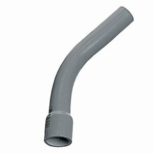 ELBOW, ELECTRICAL CONDUIT, PVC, 22-1/2°, BELLED END, SCH 80