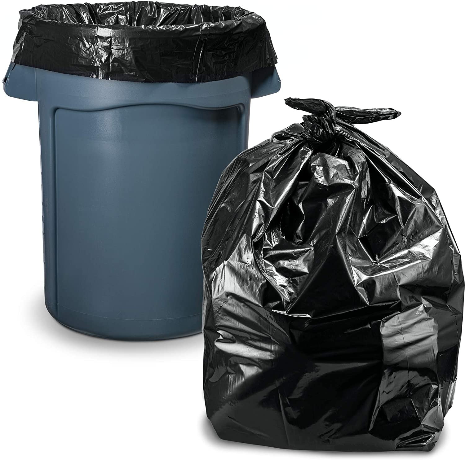 BAG, PLASTIC, BROWN, 33 X 39 INCHES, 33 GAL