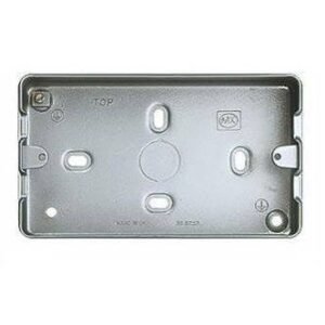 BOX, METAL CLAD, SURFACE MOUNT, 2 GANG, 20MM ; MANUFACTURER: HONEYWELL,