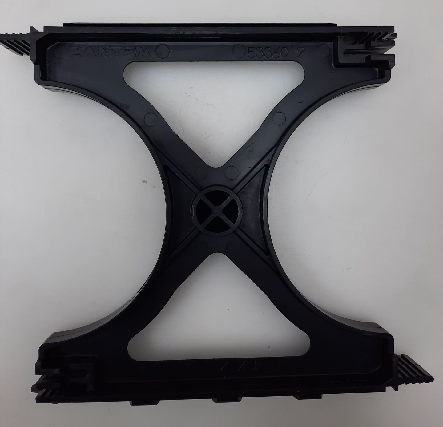 SPACER, POLYSTYRENE, BLACK,
