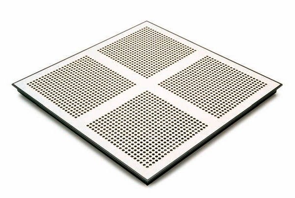PANEL, FLOOR SECTION, TECHNICAL, PERFORATED, SQUARE