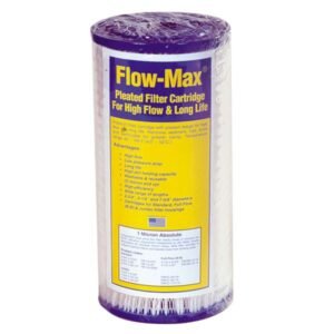 FILTER, CARTRIDGE, 0.35 MICRON, 20 X 2-3/4 INCHES, MANUFACTURER: FLOW-MAX, WATTTS,