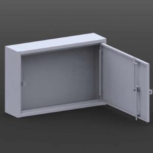 JUNCTION BOX (PULLBOX), ELECTRO-GALVANIZED STEEL, SLC, 8 X 12.4 X 5.6 INCHES