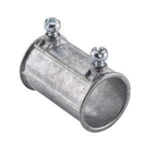 COUPLING, CONDUIT, w/ SET SCREW, STEEL, 3/4 INCH