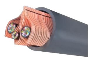 TUBING, NONMETALLIC, INNERDUCT EDGE, BLACK, 3 CELLS, 2 INCHES X 52 MM, MANUFACTURER: MAXCELL,