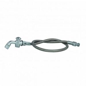 FAUCET, W /SPRAY ASSEMBLY, STEEL, 60 X 1/2 INCHES, MANUFACTURER:T & S ,