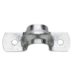 CLAMP, ELECTRICAL, CONDUIT, 2 HOLE, STEEL, 1/2 INCH,