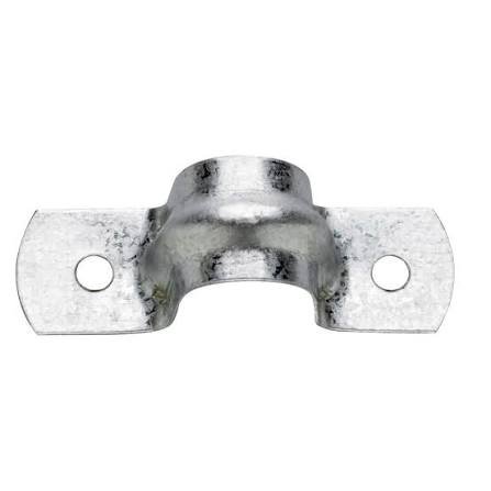 CLAMP, ELECTRICAL, CONDUIT, 2 HOLE, STEEL, 1/2 INCH,