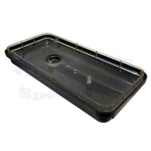 LID, JUICE DISPENSER, PLASTIC, 1.33 X 0.62 X 0.19 FEET