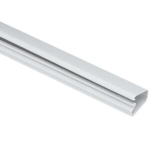 RACEWAY, NONMETALLIC, PVC, WHITE, ADHESIVE,
