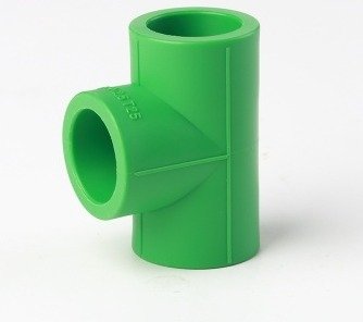 TEE, PIPE, PPR, GREEN, 16 MM