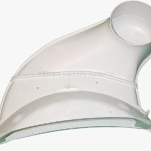DUCT ASSEMBLY, AIR, DRYER, PLASTIC, WHITE, 19 X 14 X 3.5 INCHES