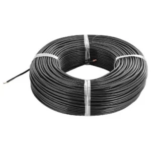 WIRE, ELECTRICAL, BLACK, 1 CORE,