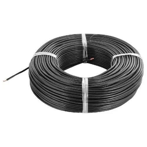 WIRE, ELECTRICAL, BLACK, 1 CORE,