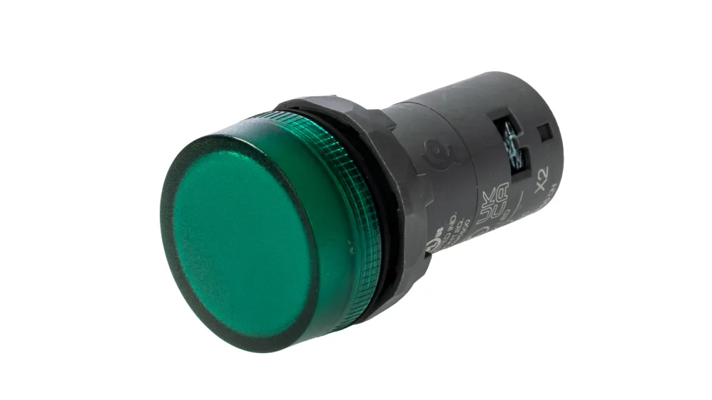 LIGHT, INDICATOR, PILOT, LED, GREEN