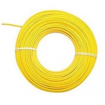 WIRE, ELECTRICAL, YELLOW, 1 CORE