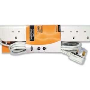 POWER STRIP, ELECTRICAL OUTLET, 6 SOCKET, 3 METERS