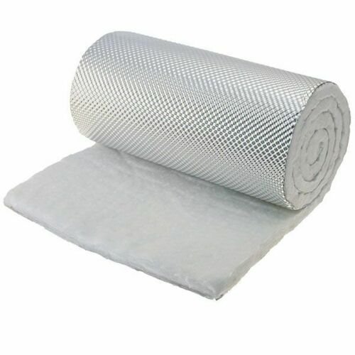 HEAT SHIELD, EXHAUST, INSULATION, ALUMINUM, 1/4 X 12 INCHES X 5 FEET