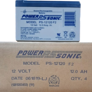 BATTERY, STORAGE, LEAD ACID, 12Ah, 12V,POWERSONIC,