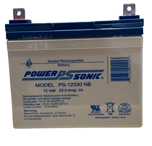 BATTERY, STORAGE, SEALED, LEAD ACID, 33AH,