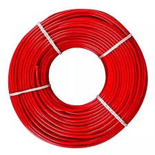 WIRE, ELECTRICAL, RED, 1 CORE,
