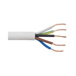 CABLE, POWER, ELECTRICAL, BLACK, 5 CORE, 1.5MM²,
