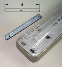 FIXTURE, LIGHT, W/ LECTRONIC BALLAST AND FUSE