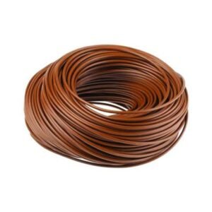 WIRE, ELECTRICAL, BROWN, 1 CORE, 1.5 MM2, GULF CABLE [ROLL COMES IN 100 YARDS,