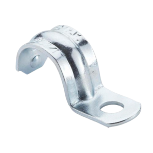CLAMP, PIPE, GALVANIZED IRON, 1 HOLE,