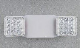 LIGHT UNIT, EMERGENCY, TWIN SPOT, LED, WHITE, 220V, 50HZ, MANUFACTURER: THE EXIT LIGHT COMPANY INC,