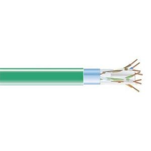 CABLE, CAT6,GREEN, 23 AWG, 400-MHZ,1000 FEET