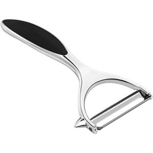 PEELER, VEGETABLE, Y SHAPED, STAINLESS STEEL, BLACK,