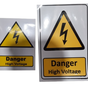 SIGN, DANGER, HIGH VOLTAGE, STICKER ; MANUFACTURER: SIGN