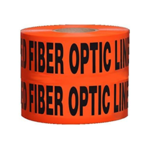 CAUTION: BURIED FIBER OPTIC/TELEPHONE 2INCH