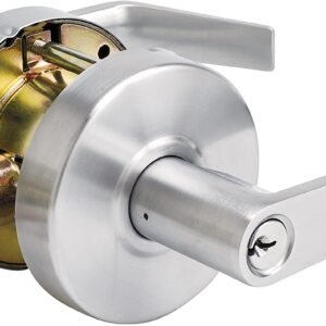 LOCK, MORTISE, DOOR, CHROME, 3 1/4 X 2 3/4 INCHES