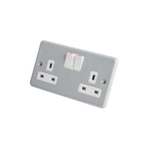 BLANK BOX METAL, CLAD, 2 GANG,