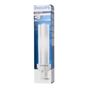 LAMP, FLUORESCENT, G24D-2, SOFT WHITE, 18W