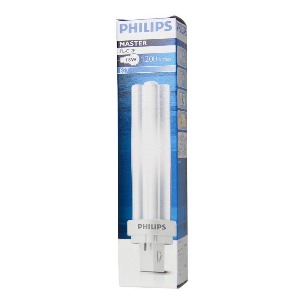 LAMP, FLUORESCENT, G24D-2, SOFT WHITE, 18W