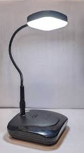 LIGHT, DESK, LED (DESK LAMP), w/ USB CHARGING PORT, PLASTIC, 20V