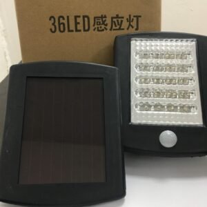 LIGHT, SOLAR, 36 LED, WALL MOUNT