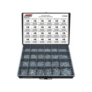 SCREW ASSORTMENT, MACHINE, STEEL, 1200 PIECES,MANUFACTURE:MSC INDUSTRIAL SUPPLY,