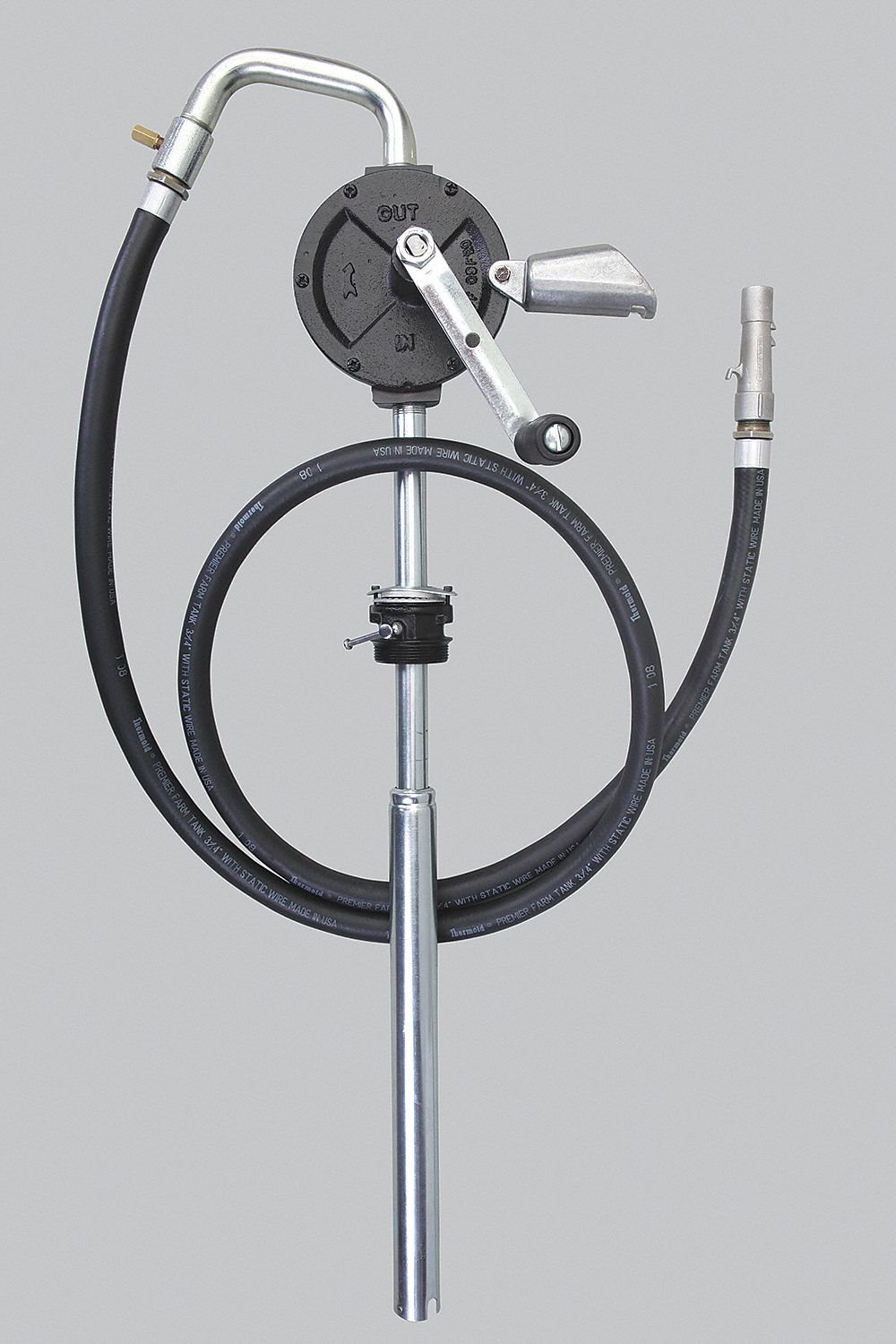 DRUM PUMP, ROTARY, HAND OPERATED, 3/4" FNPT