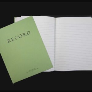 BOOK,MEMORANDUM,CLOTH,GRAY,10.5*8 INCHES
